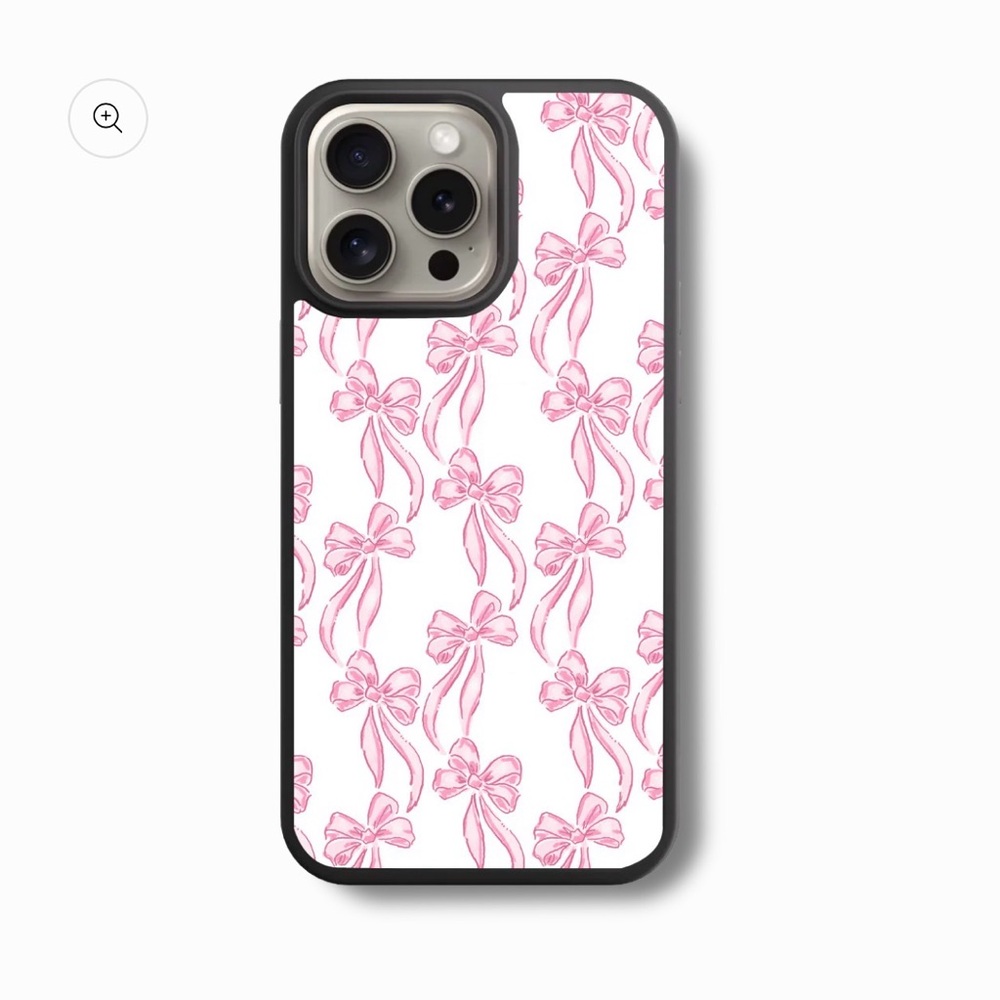 Pink Bow Pattern Phone Case